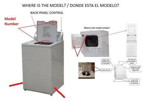 CKD1A00767X WASHER CONTROL BOARD MABE Fits old # 233D1930G101