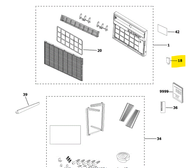 WG01F05478 Modulo Wifi WG01F05478