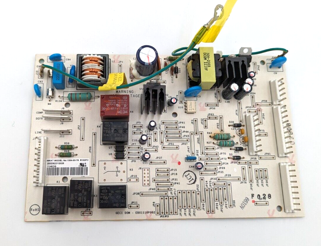 200D6221G028 Mabe GE Refrigerator Control Board 200D6221G028