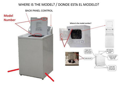 CKD1A00767X WASHER CONTROL BOARD MABE Fits old # 233D1930G101