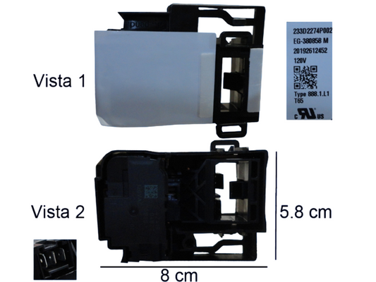 Swich Lock Door Compatible Washer Whirlpool CKD944001 - WW01L01660