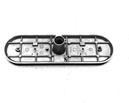 WB16K10076 Quemador Oval + Tapa negra WB16K10076