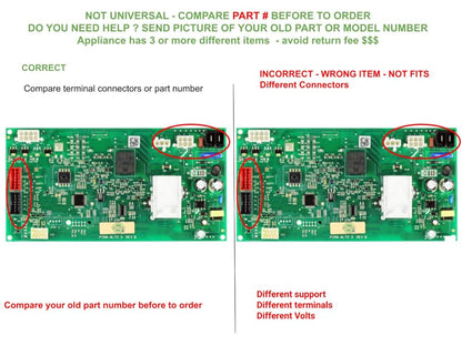 GSPUSA W11607637 CKD607637X compatible with Admiral, Amana, Inglis, Maytag, Whirlpool Washer Electronic Control Board fits old number W11607637
