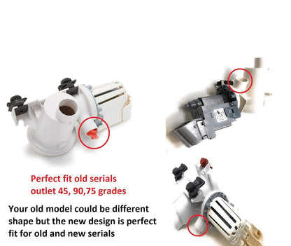 ReplacementPartsUSA WPW10241025 - Front load Washer Pump Fits W10241025 WPW10241025, W10321032, 46197020.. and 20 MORE Part Numbers
