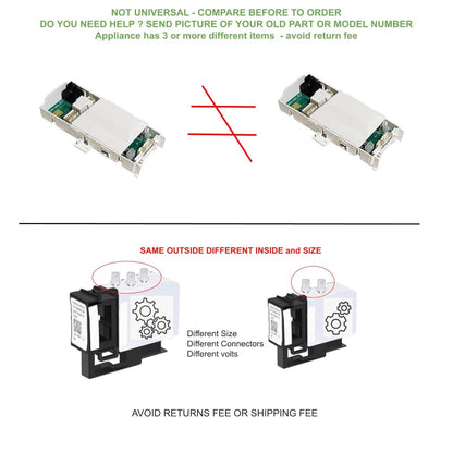 GLOB PRO SOLUTIONS W10199696 Replacement Dishwasher Detergent Dispenser WPW10199696