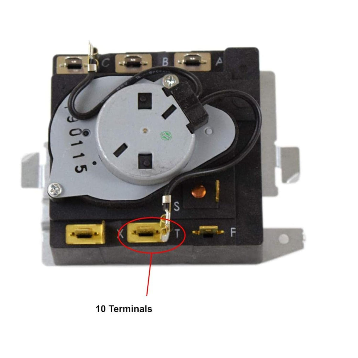 GLOB PRO SOLUTIONS - Original Connector Model TMD1CM33 4467041 234D2377P007 CKD2341 DryerTimer 3\" Â¼ Length Approx. 9 Terminals Replacement for and compatible with Hotpoint Heavy DUTY
