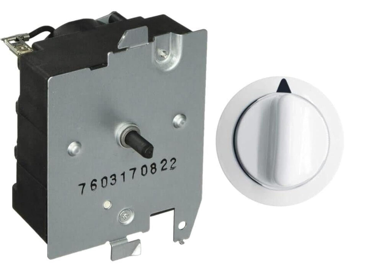 GLOB PRO SOLUTIONS TMD1FM07 CKD7038 KIT For TMD1FM07 Dryer Timer and white Knob Fits: TMD1FM07
