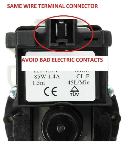 ReplacementPartsUSA WPW10241025 - Front load Washer Pump Fits W10241025 WPW10241025, W10321032, 46197020.. and 20 MORE Part Numbers
