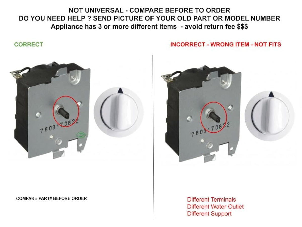 GSPUSA WE04X24550 CKD7244 Dryer Timer WE04X24550