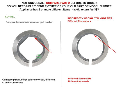 GSPUSA WH02X1195, WH2X1195 CKD2X1195X compatible with General Electric Washer Tub Bearing Split Ring  fits old number WH02X1195, WH2X1195