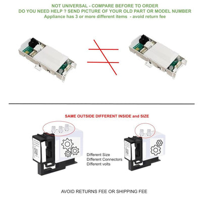 GLOB PRO SOLUTIONS WP22003834 Thermistor, Water Valve Wl for Whirlpool Washer 22003834