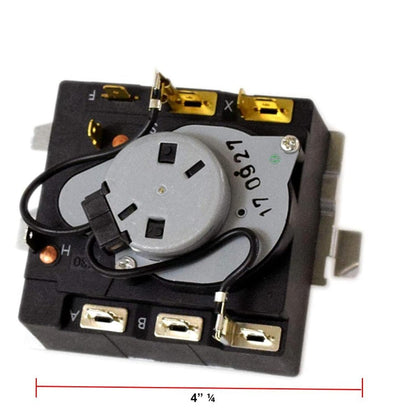 GLOB PRO SOLUTIONS WE04X24550 CKD1397 Dryer Timer 4” ¼ Length Approx. Replacement for and Compatible with General Electric Heavy Duty