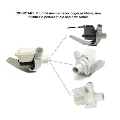 GLOB PRO SOLUTIONS DP035-043 Washer drain water pump new part number CK900028 Replacement for and compatible with GE Heavy DUTY