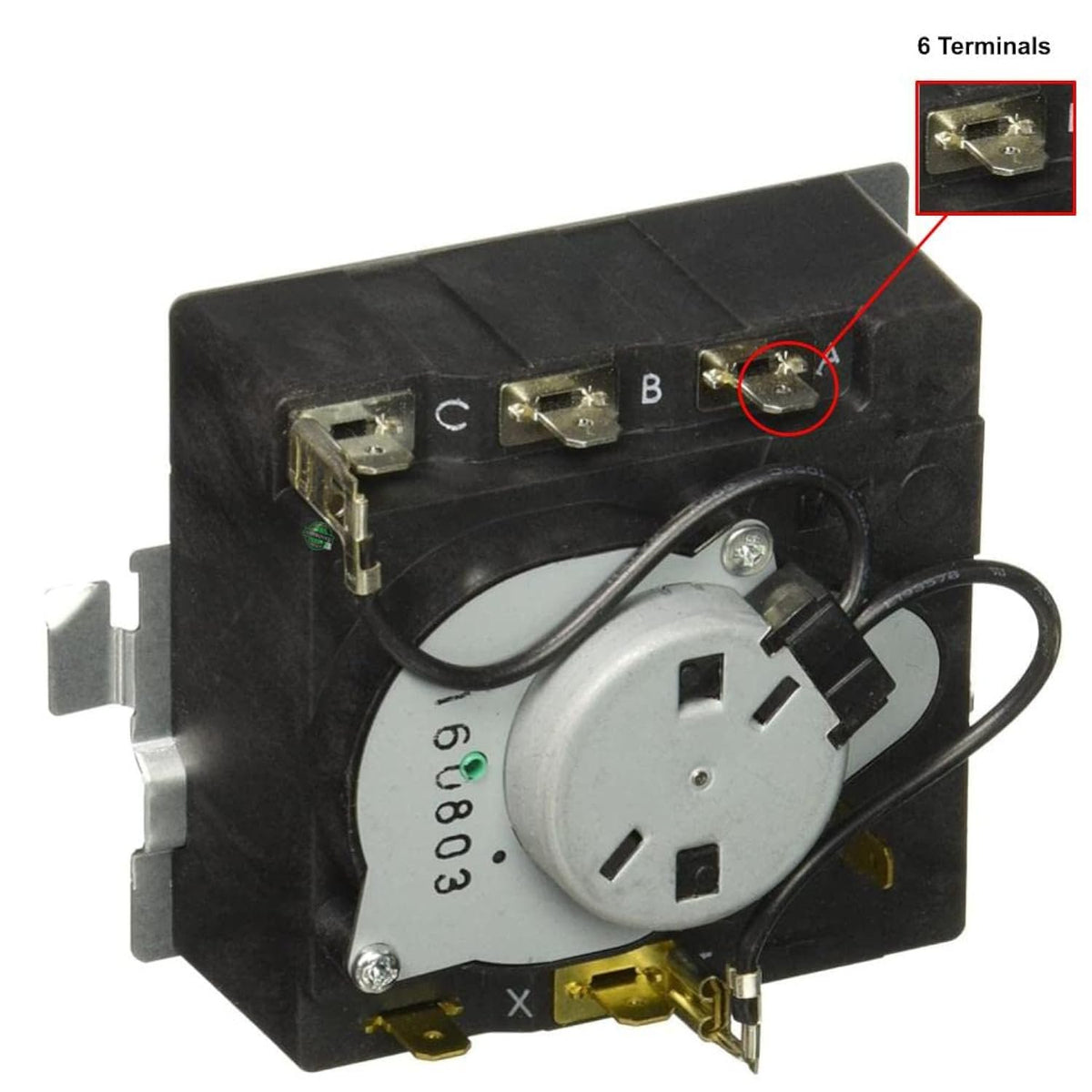 GLOB PRO Model TMD1EM03, TMD1FM07 234D1296P004 Dryer Timer compatible with GE, Hotpoint RCA NormPacific Model TMD1EM03,TMD1FM07