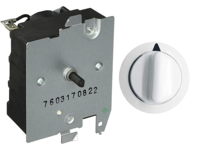 GLOB PRO SOLUTIONS 234D1296P005 3029574 TMD1EM03 WE4M364 CKD7081 Dryer Timer and white Knob TMD1EM03