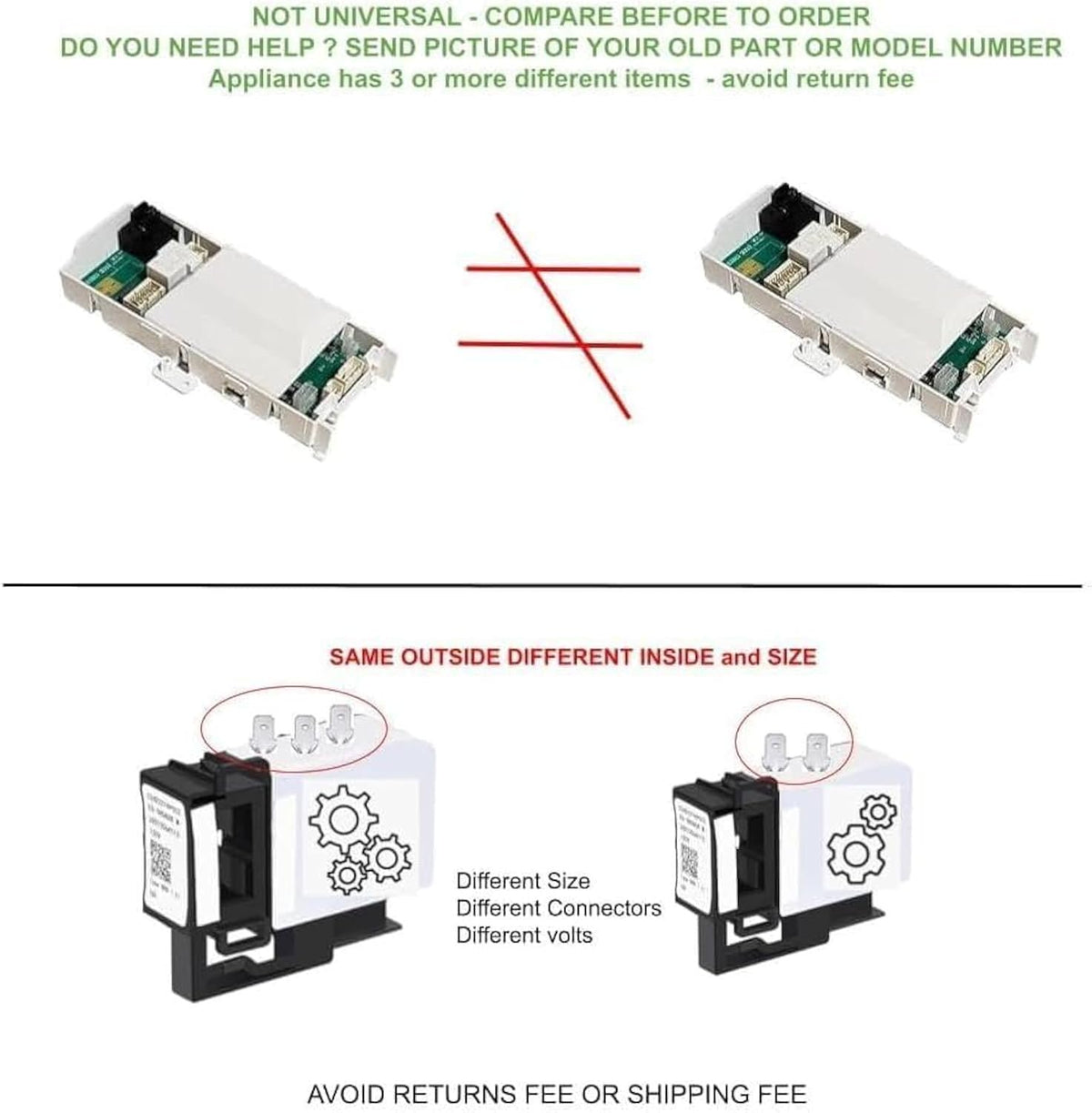 5859EA1004P Washer Drain Pump Assembly Replacement for LG & Kenmore Washers, OEM Drain Pump Assembly Replaces AP5973335, PS11706439, EAP11706439