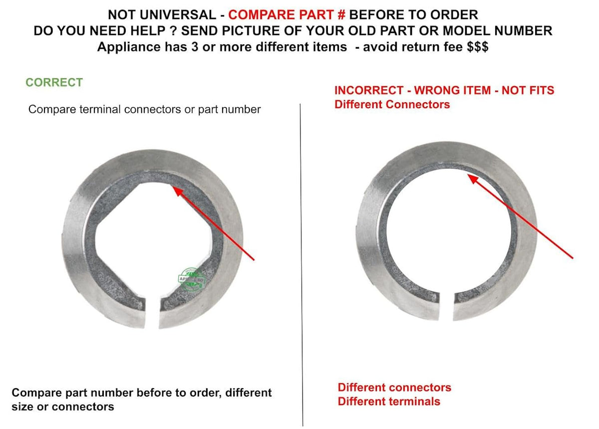 GSPUSA WH02X10265  CKD10265 X compatible with General Electric Washer Tub Bearing Split Ring  fits old number WH02X10265