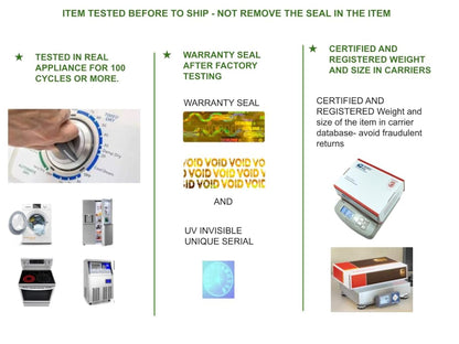 GSPUSA WH22X32458, WH22X34357, WH22X34660 CKDX34660X compatible with GE Washer Main Control Board w/Instructions fits old number WH22X32458, WH22X34357, WH22X34660