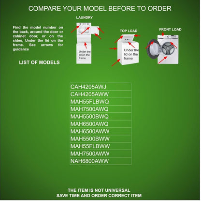 GLOB PRO SOLUTIONS WP22003834 Thermistor, Water Valve Wl for Whirlpool Washer 22003834