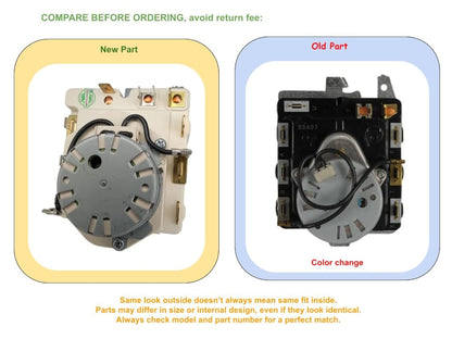 GLOB PRO SOLUTIONS 234D1296P017, NORM PACIFIC MODEL TMD1TM26 4248297 Dryer Timer compatible with GE, Kenmore, General Electric Laundry Stackable TMD1TM26
