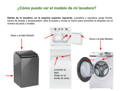 W10762611 Transmissão Lavadora Digital Haceb Whirlpool W10762611